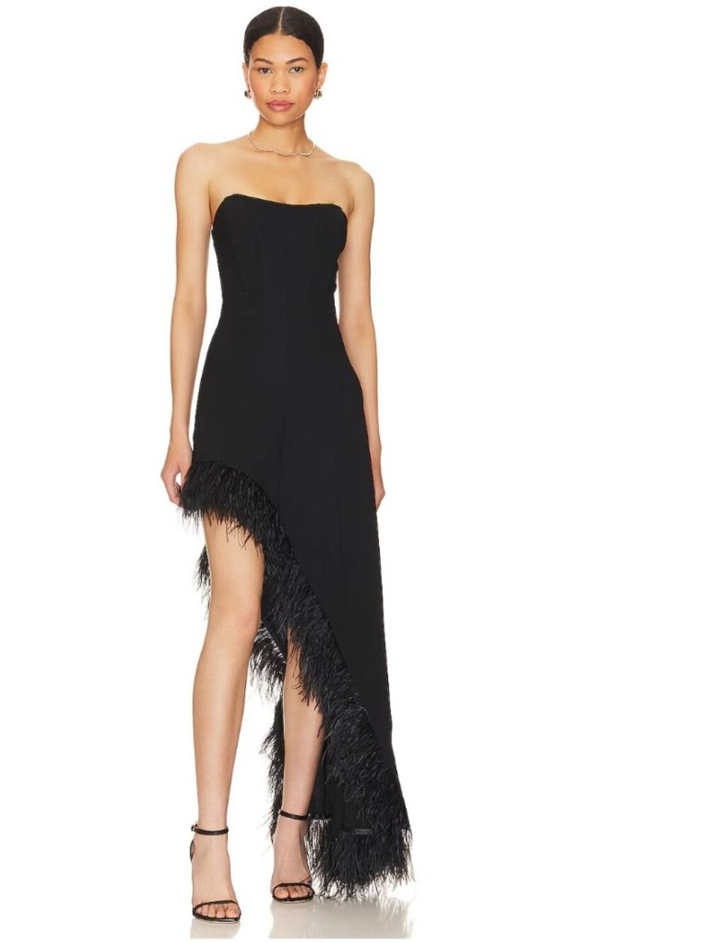 Amanda Uprichard X Revolve Kenda Gown Black - Size XL